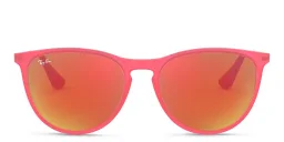 Shop Ray-Ban Junior Kids Panthos Sunglasses in Pink online.