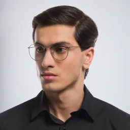 تسوق نظارات طبية أوبتكس بإطار معدني دائري راي بان بلون Ruthenium أونلاين.