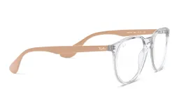 Shop Ray-Ban Erika Round Eyeglasses in Transparent online.