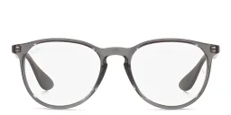 تسوق نظارة طبية إريكا بإطار دائري راي بان بلون Transparent Grey أونلاين.