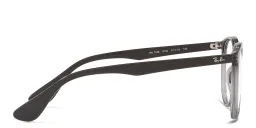 Shop Ray-Ban Erika Round Eyeglasses in Transparent Grey online.