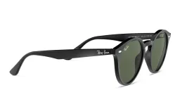 Shop Ray-Ban Unisex Round Sunglasses in Black online.
