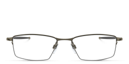 Shop Oakley Lizard™ Half-Rim Rectangle Eyeglasses in Pewter online.