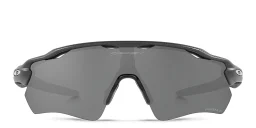 Shop Oakley Radar EV Path Half-Rim Mask Sunglasses in High Resolution Carbon online.