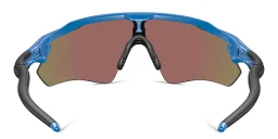 Shop Oakley Half-Rim Mask Sunglasses in Matte Sapphire online.