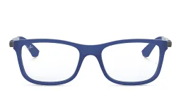 تسوق نظارة طبية بإطار مربع للأطفال راي بان جونيور بلون Blue أونلاين.