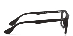Shop Ray-Ban Unisex Square Eyeglasses in Black online.
