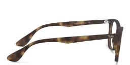 Shop Ray-Ban Square Eyeglasses in Havana online.