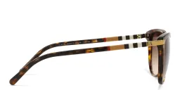 Shop BURBERRY Cat Eye Sunglasses in Dark Havana online.