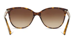 Shop BURBERRY Cat Eye Sunglasses in Dark Havana online.
