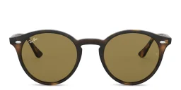 Shop Ray-Ban Unisex Round Sunglasses in Light Havana online.