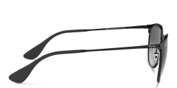 Shop Ray-Ban Erika Metal Unisex Panthos Sunglasses in Black online.