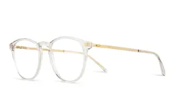 Shop MYKITA Nukka Unisex Round Eyeglasses in Clear online.