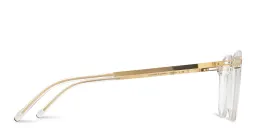 Shop MYKITA Nukka Unisex Round Eyeglasses in Clear online.