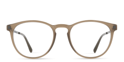 Shop MYKITA Nukka Unisex Round Eyeglasses in Brown online.