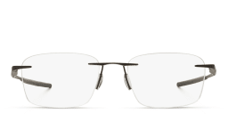 Shop Oakley Wingfold™ EVS Rimless Rectangle Eyeglasses in Satin Black online.