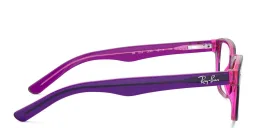 تسوق نظارة طبية بإطار مستطيل للأطفال راي بان جونيور بلون Purple أونلاين.