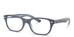 تسوق نظارات طبية مستطيل للأطفال راي بان جونيور بلون Top Blue & Violet & Light Blue أونلاين.