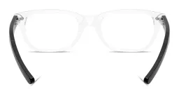 Shop Ray-Ban Junior Optics Kids Square Eyeglasses in Transparent online.