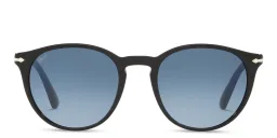 Shop PERSOL Round Sunglasses in Black online.