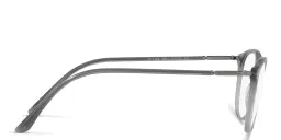 Shop GIORGIO ARMANI Panthos Eyeglasses in Opal Grey online.