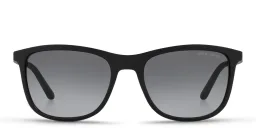 تسوق نظارات شمسية مربّعة جورجو أرماني بلون Matte Black أونلاين.