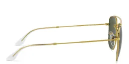 Shop Ray-Ban Square Sunglasses in Gold online.