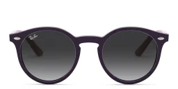 Shop Ray-Ban Junior Kids Glossy Panthos Sunglasses in Violet online.