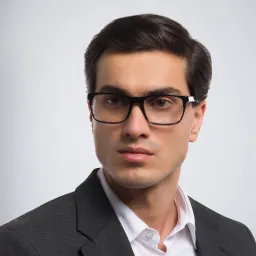Shop Emporio Armani Rectangle Eyeglasses in Black online.