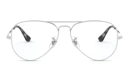 Shop Ray-Ban Pilot Optics Eyeglasses in Silver online.