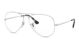 Shop Ray-Ban Pilot Optics Eyeglasses in Silver online.