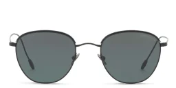 Shop GIORGIO ARMANI Square Sunglasses in Black online.