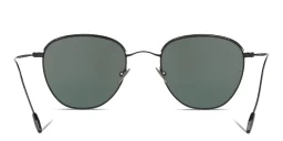 Shop GIORGIO ARMANI Square Sunglasses in Black online.