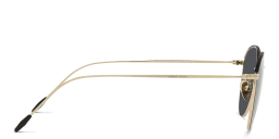 Shop GIORGIO ARMANI Square Sunglasses in Gold online.