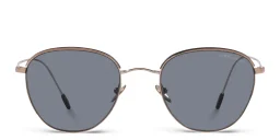 Shop GIORGIO ARMANI Square Sunglasses in Gold online.