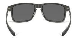 تسوق نظارة شمسية هولبروك مستقطبة بإطار مربع - معدن اوكلي بلون Matte Gunmetal أونلاين.