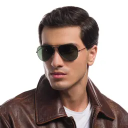 تسوق نظارات شمسية دائرية بجسر أنف مزدوج راي بان بلون أسود أونلاين.