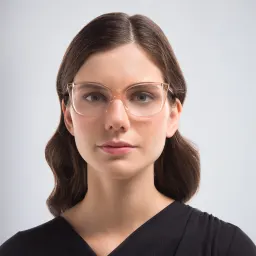 Shop GUCCI Cat-Eye Eyeglasses in Nude online.