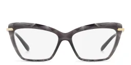 Shop Dolce & Gabbana Cat Eye Eyeglasses in Grey online.