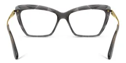 Shop Dolce & Gabbana Cat Eye Eyeglasses in Grey online.