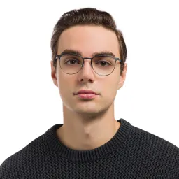 Shop Ray-Ban Unisex Panthos Eyeglasses in Gunmetal online.