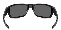 Shop Oakley DROP POINT Rectangle Sunglasses in Polished Black online.