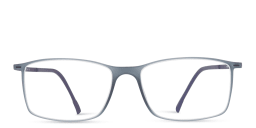 Shop Silhouette Rectangle Eyeglasses in Black online.