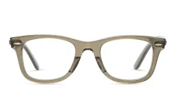 Shop Ray-Ban Wayfarer Ease Optics Change Eyeglasses in Polished Grey online.