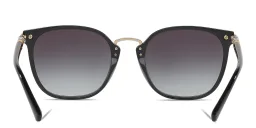 Shop BURBERRY Square Sunglasses in Black online.