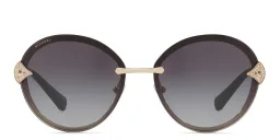 تسوق نظارة شمسية دائرية بدون إطار بولغري بلون Pink Gold أونلاين.