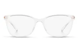 Shop Dolce & Gabbana Rectangle Eyeglasses in Clear online.