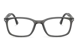 تسوق نظارة طبية بإطار مربع بيرسول بلون Transparent Grey أونلاين.