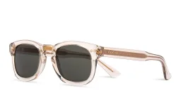Shop GUCCI Unisex Square Sunglasses in Brown online.