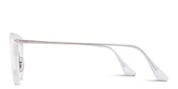 Shop Ray-Ban Optics Unisex Panthos Eyeglasses in Transparent online.